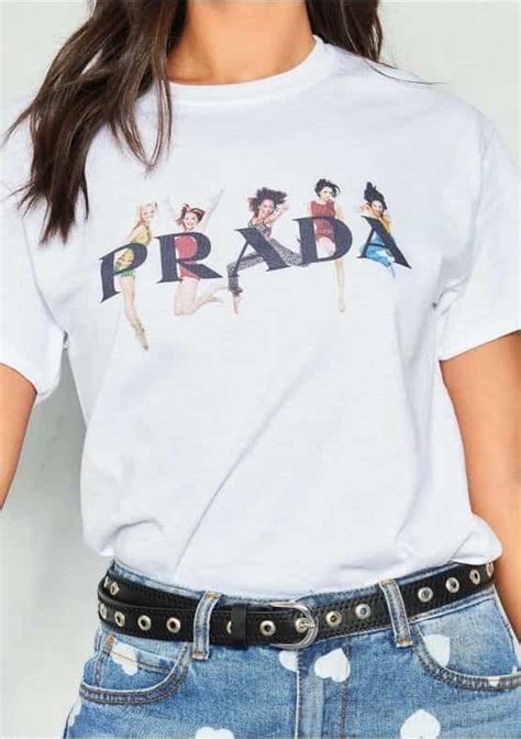 prada spice girls t shirt|prada t shirt.